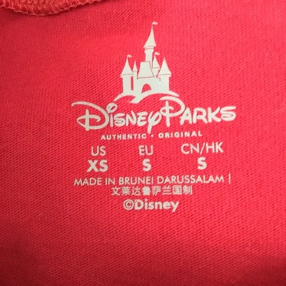 Disney Parks Red Christmas Mickey & Minnie Tee XS - Picture 7 of 10